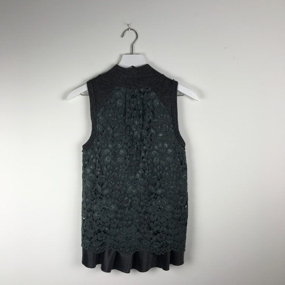 Final Sale Ella Mock Turtleneck Sleeveless Sweater - Picture 8 of 8